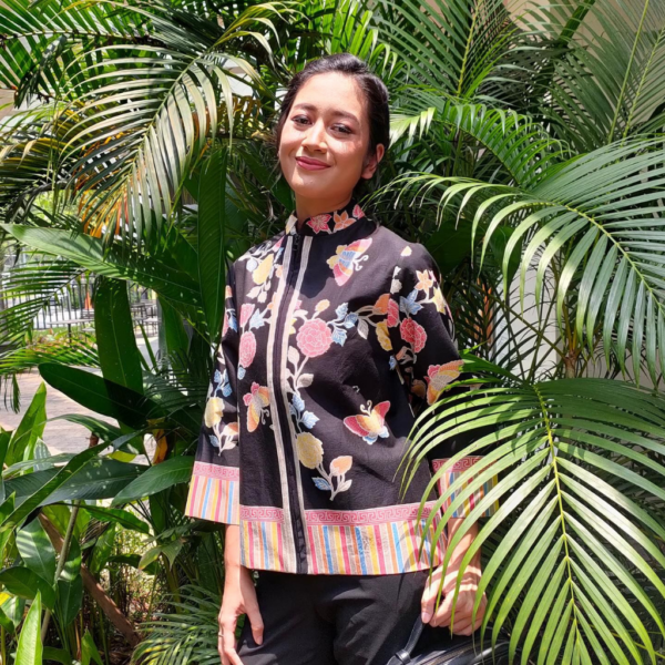 Blouse Batik Kombinasi – Atasan Kerja Wanita Katun
