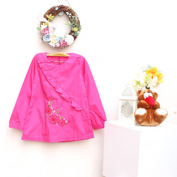 Tunik Anak Rempel Bordir Bunga - Image 4