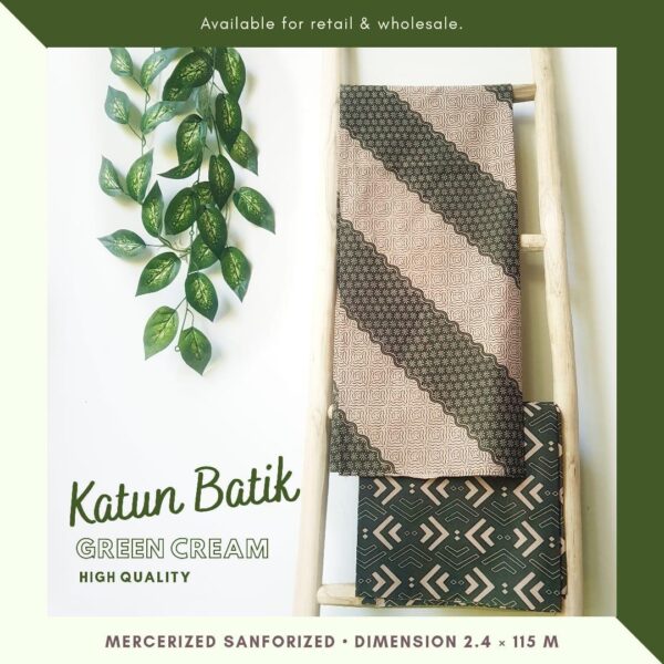 Batik Lawasan Warna Alam Hijau