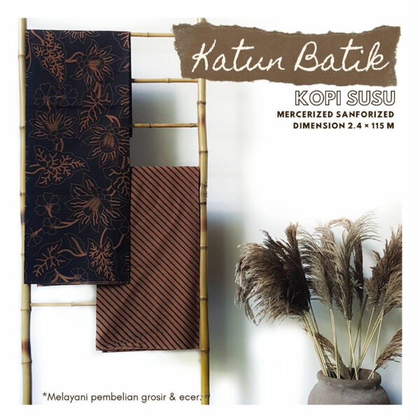 Batik Lawasan Warna Alam Kopi Susu