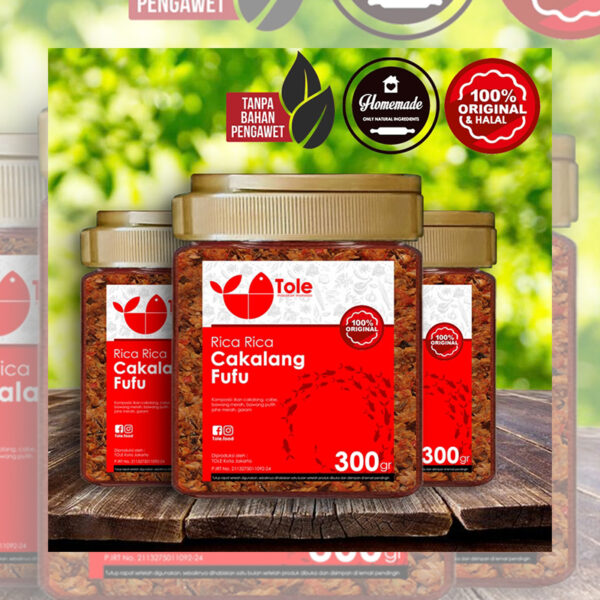 Tole Sambal Cakalang Pampis 300gr