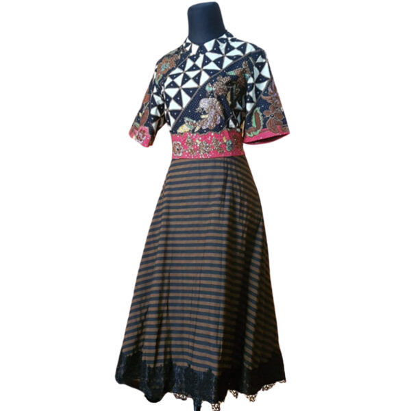 Dress Batik Tangan Pendek