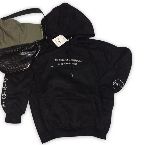 Jacket Hoodie Hitam