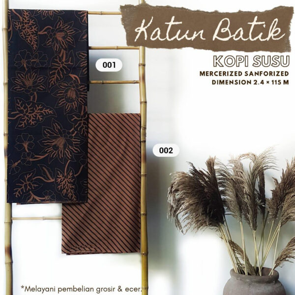 Batik Lawasan Warna Alam Kopi Susu - Image 2