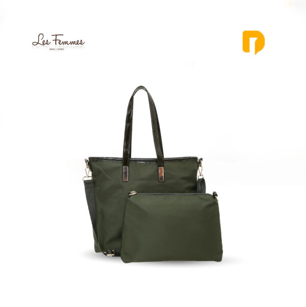 Les Femmes Ranhya Army Shoulder Bag - Image 2