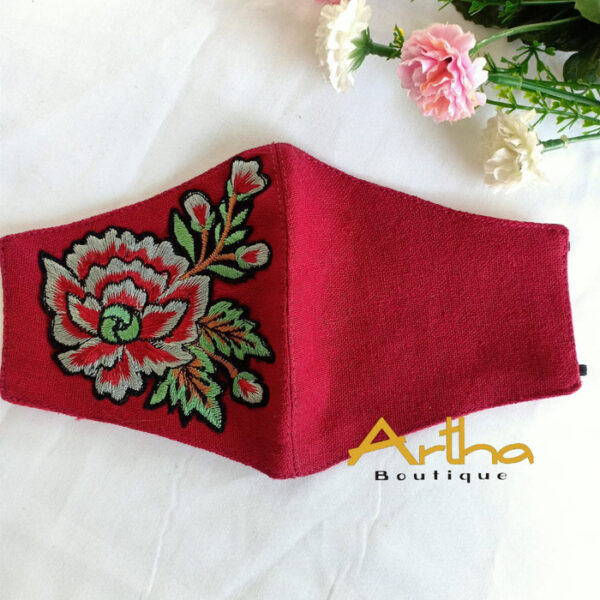 Masker Bordir Satu Sisi - Image 5
