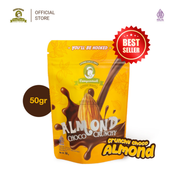 Snack Choco Almond Roasted 50 Gr