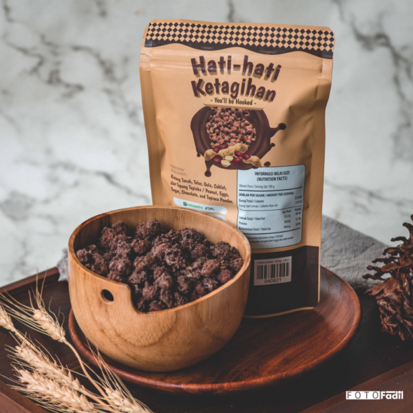 Snack Kacang Coklat Choco Peanut Roasted 100 Gr