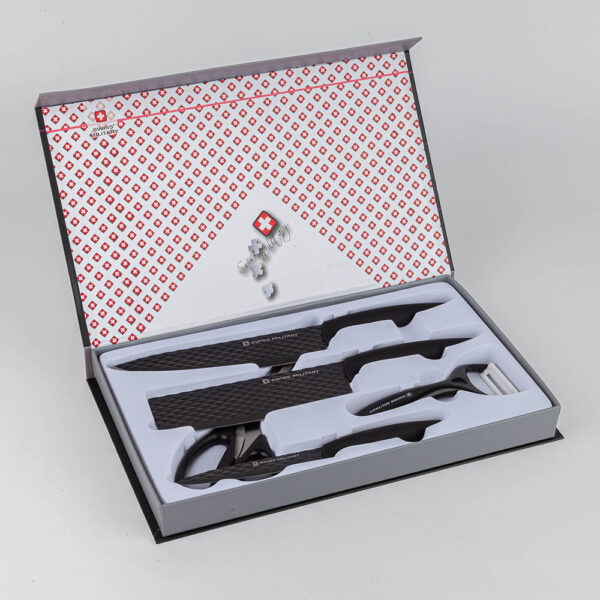 1 Set Pisau Swiss Military Knife set of 5 - Image 3