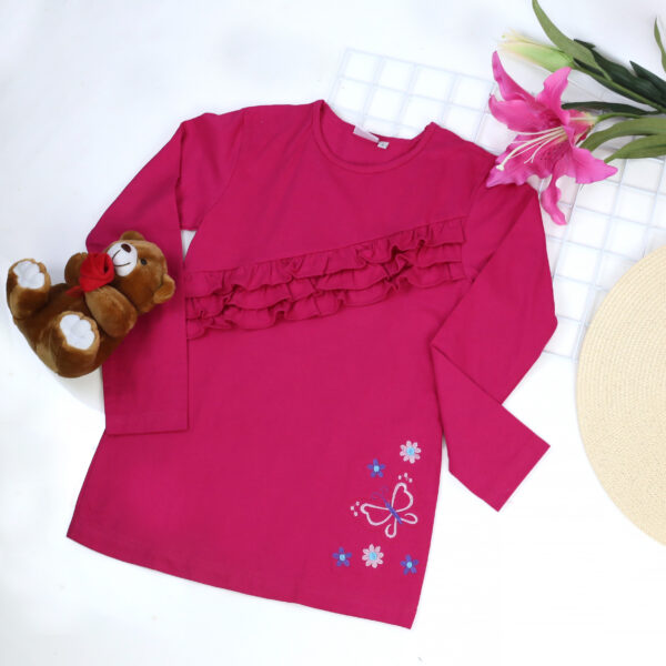 Tunik Kaos Butterfly 13-18 Tahun Fanta