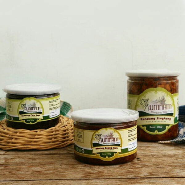 Paket Rendang Singkong, Daging Suwir dan Paru