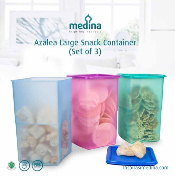 Wadah Makanan Azalea Large Snack Container - Image 2