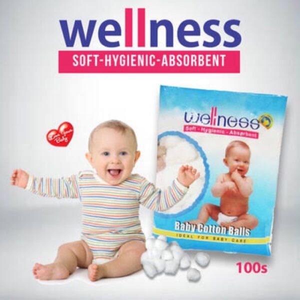 Wellness Baby Cotton Ball 100pcs - Image 3