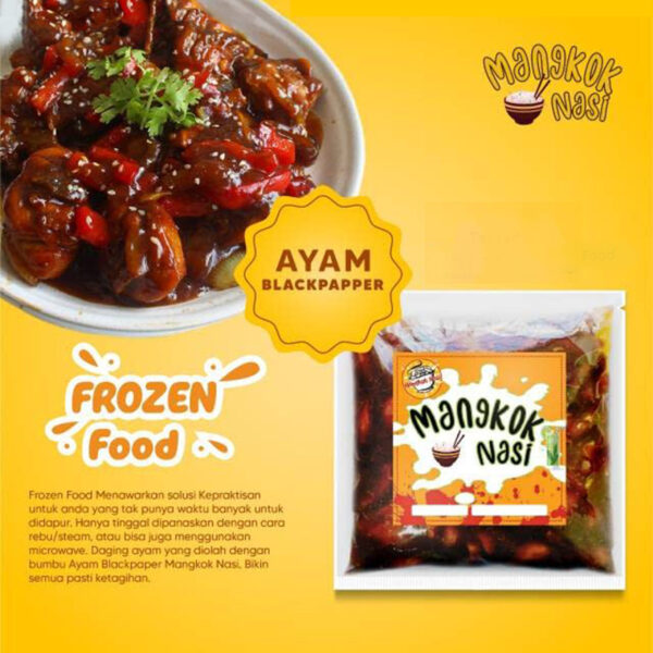 Ayam Blackpaper Mangkok Nasi Frozen Food - Image 2