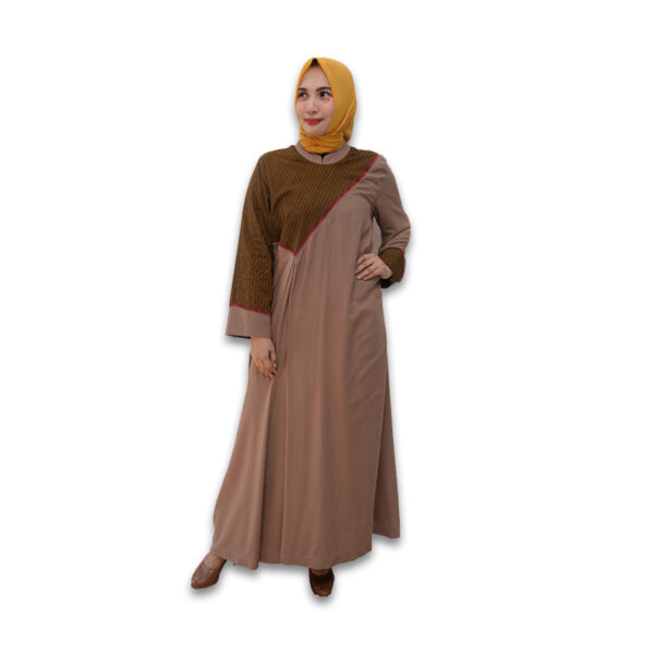 Busana Muslim Cokelat
