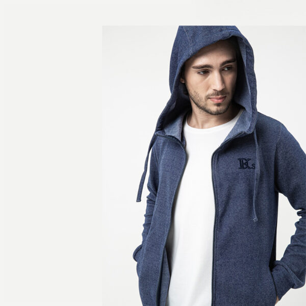 Jacket with Hoodie - Two Tone