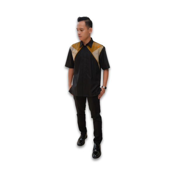 Kemeja Pendek Hem Modern - Image 2