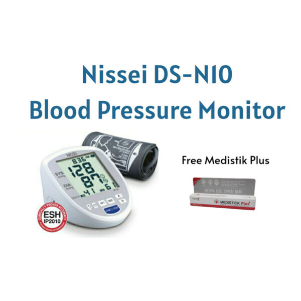 Tensimeter Digital Nissei DS-N10 - FREE 1 PCS MEDISTIK PLUS - Image 2