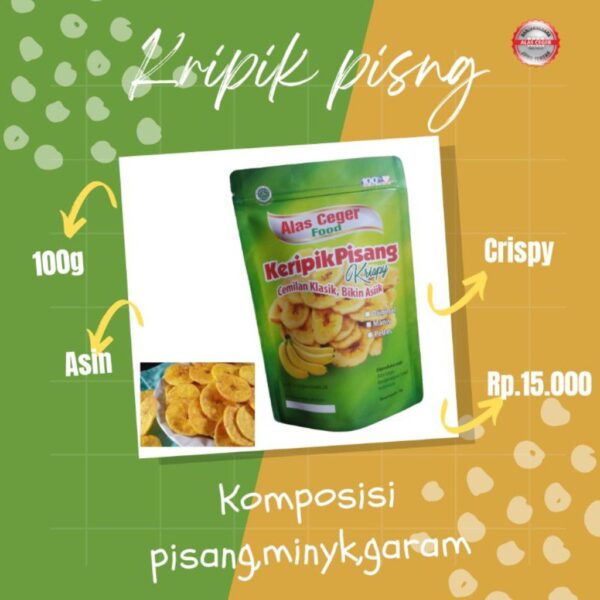 Keripik Pisang 100 Gr