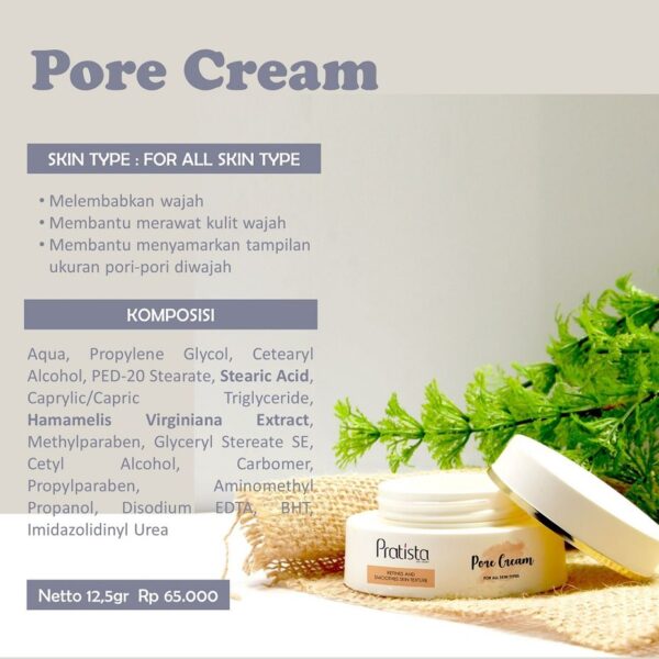 Pore Cream 12,5gr Pratista - Image 4