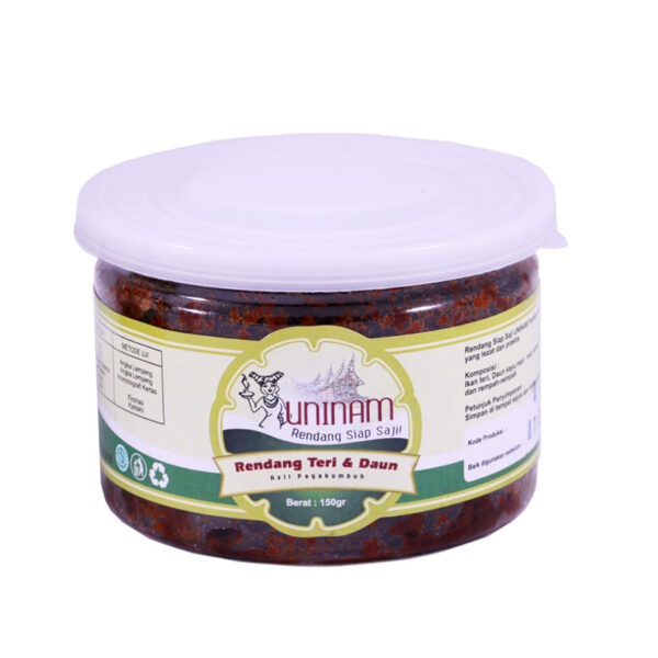 Paket Rendang Daging Suwir, Paru, Telur dan Teri Daun - Image 5