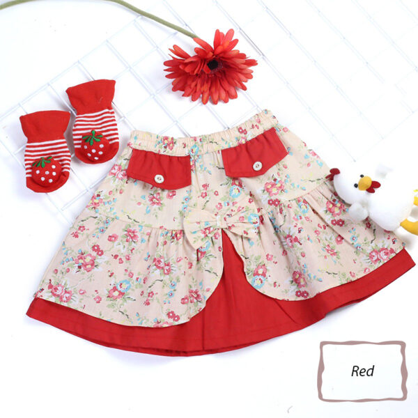 Rok Anak Usia 1-6 Tahun Motif Bunga - Image 6