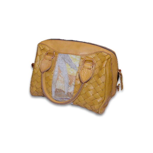 Tas Kulit Model Fosil Ecoprint - Image 4